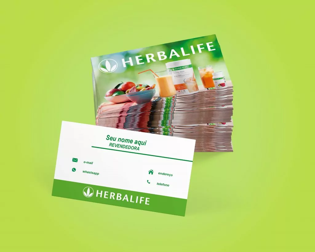 Cartão de Visita Herbalife - MODELO 1