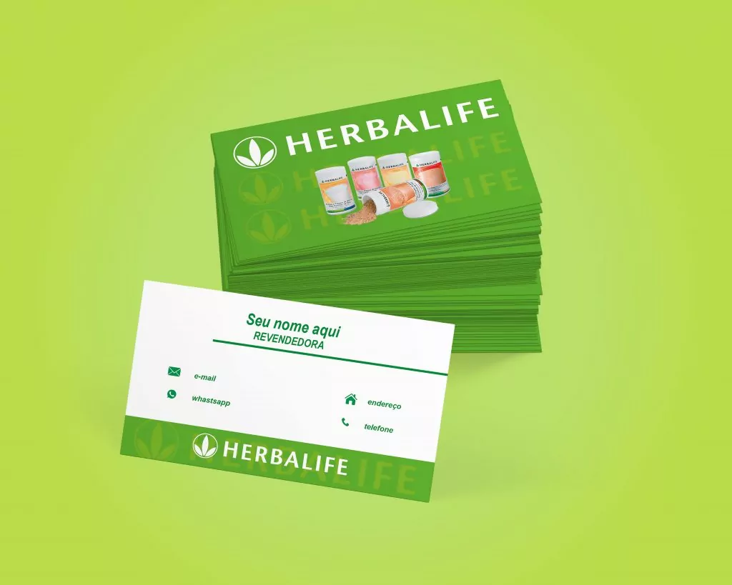 Cartão de Visita Herbalife - MODELO 2