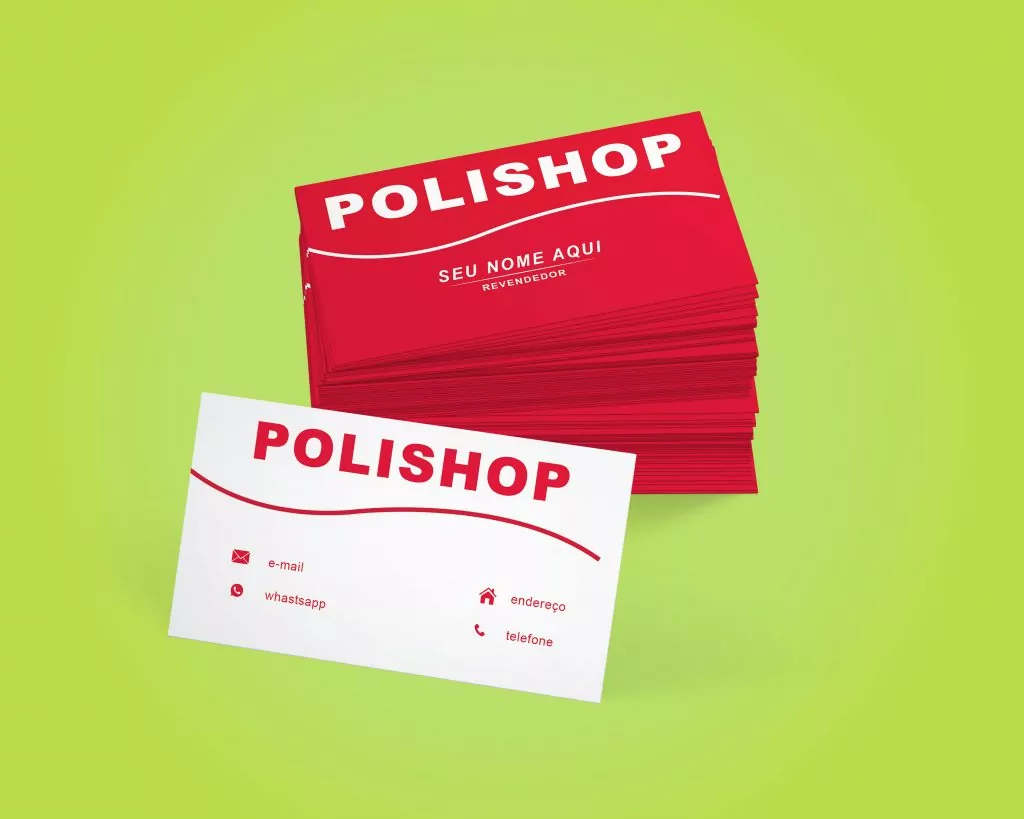 Cartão de Visita Polishop - MODELO 1