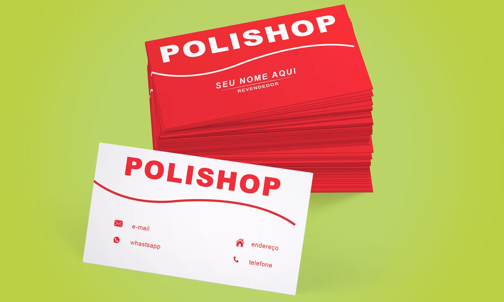 Cartão de Visita Polishop
