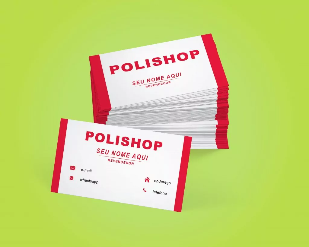 Cartão de Visita Polishop - MODELO 2