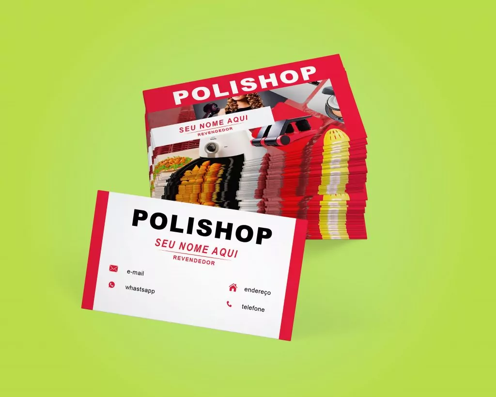 Cartão de Visita Polishop - MODELO 3