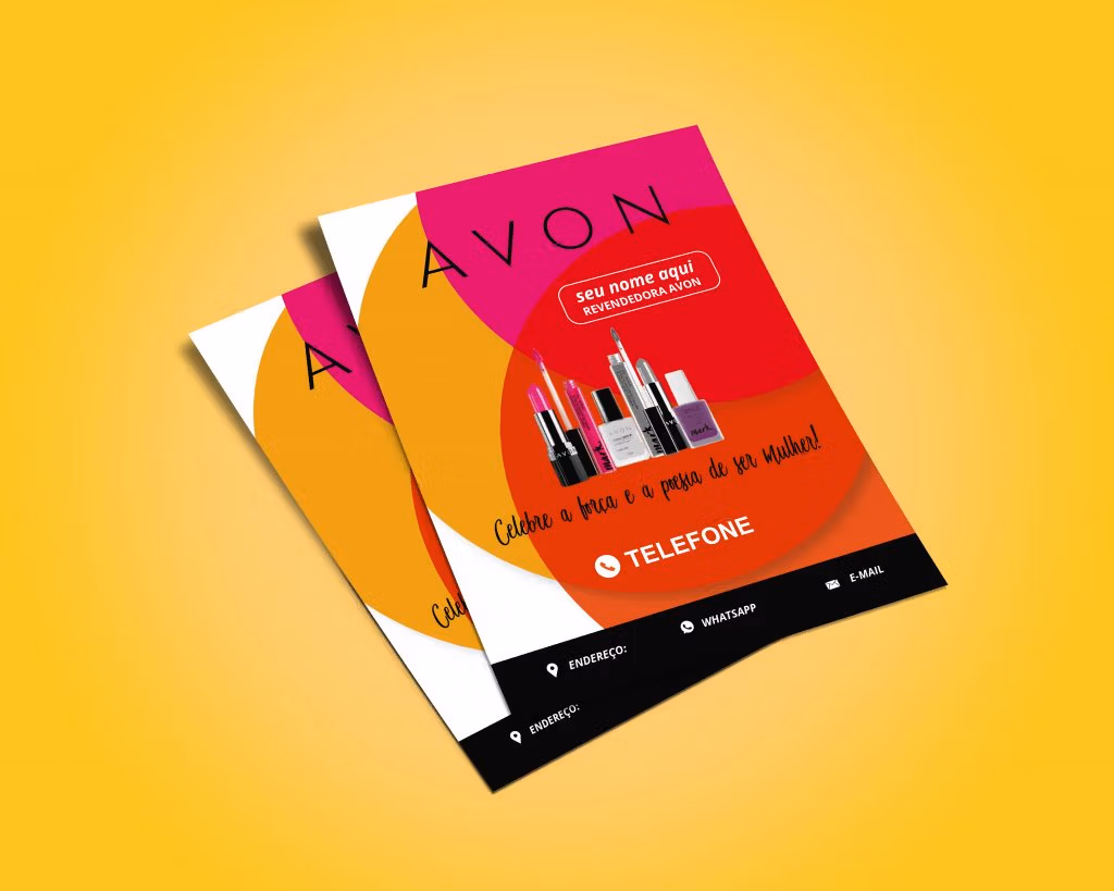 Panfleto Avon - MODELO 1