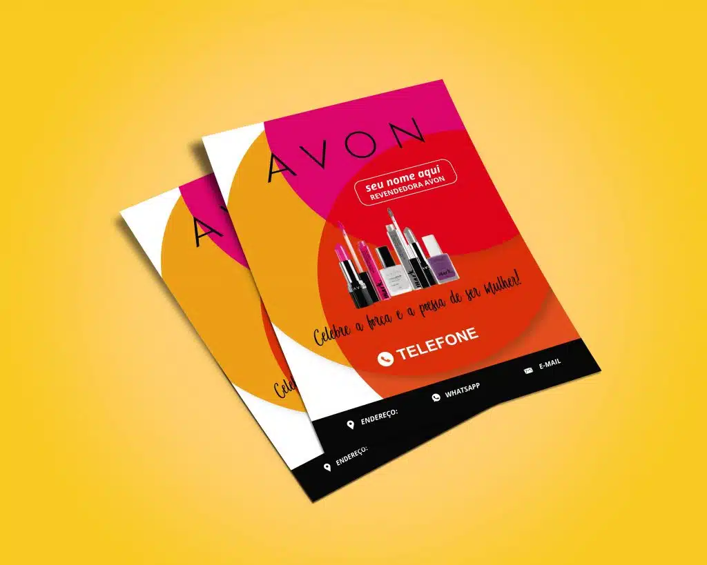 Panfleto Avon - MODELO 1
