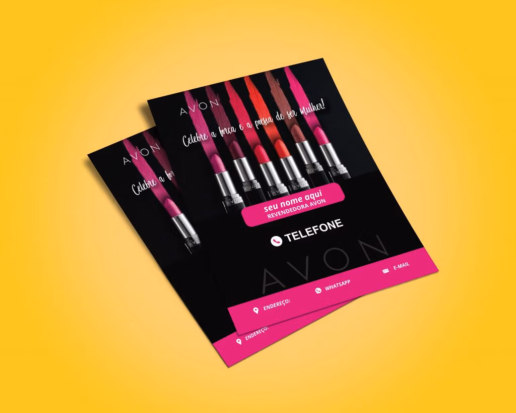 Panfleto Avon - MODELO 2