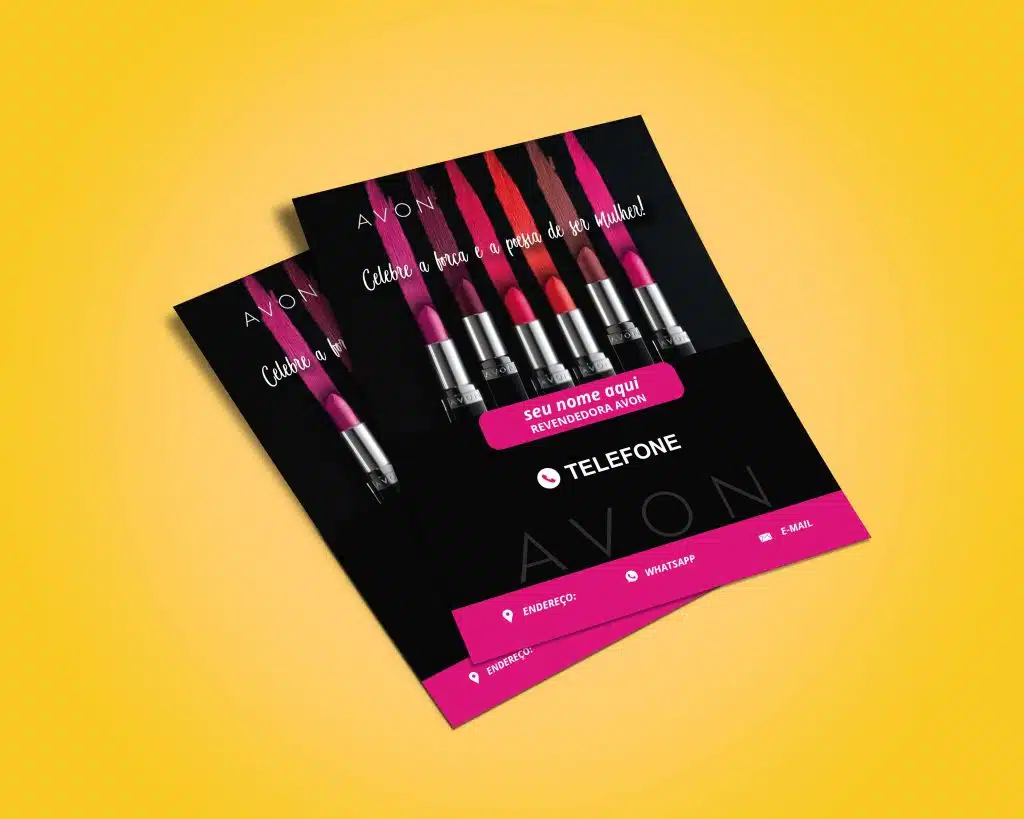 Panfleto Avon - MODELO 2